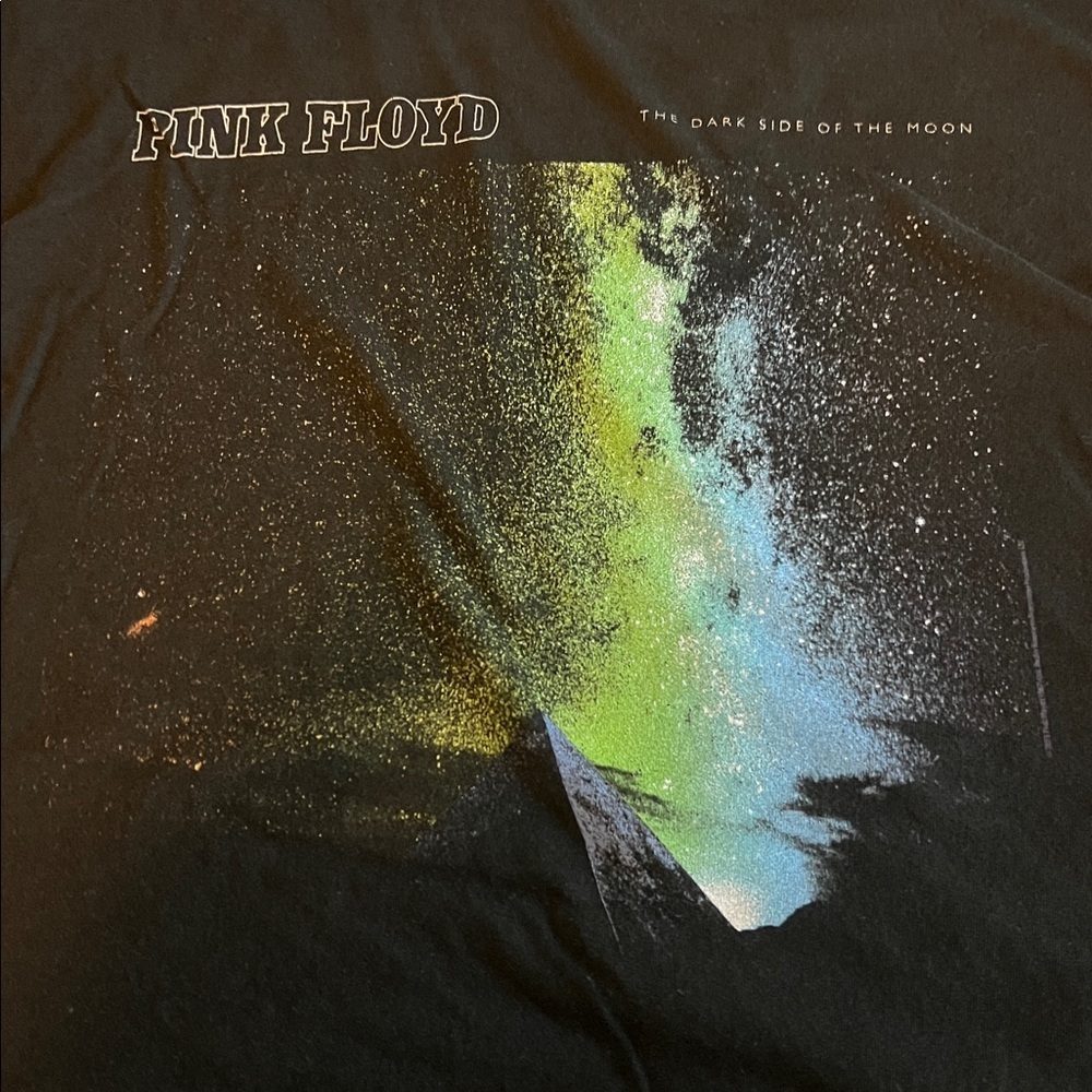 Pink Floyd Dark Side of the Moon Graphic TShirt Black Size Small